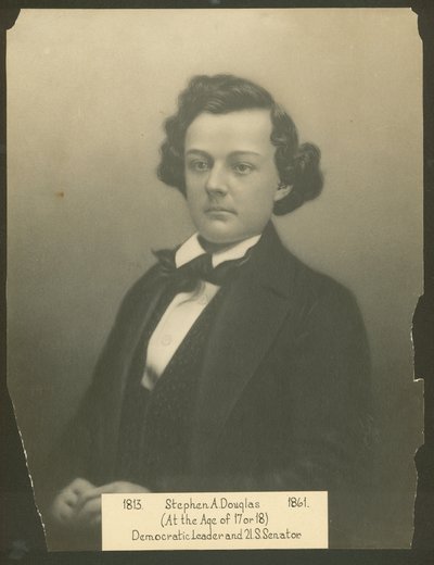 Stephen Douglas (At the Age of 17 or 18) by Unknown